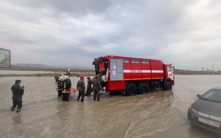 FHN: Qəza baş verən ərazidə avtomobillərin hərəkəti tam bərpa edilib