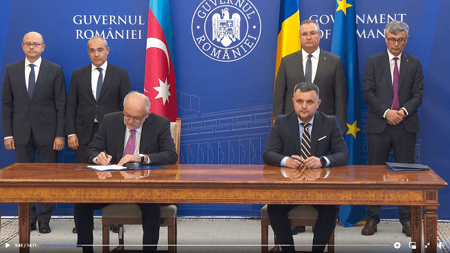 “Romgaz” və SOCAR əməkdaşlığa dair Anlaşma Memorandumu imzaladı