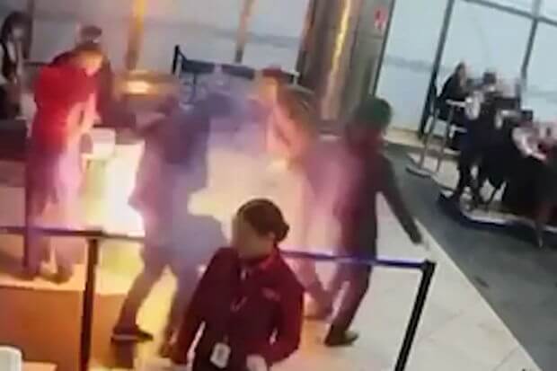 Cibində “poverbank” partladı - VİDEO + FOTO