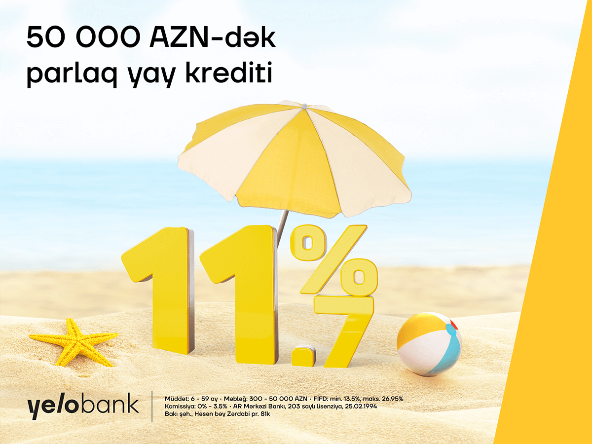 “Yelo Bank”dan parlaq yay krediti