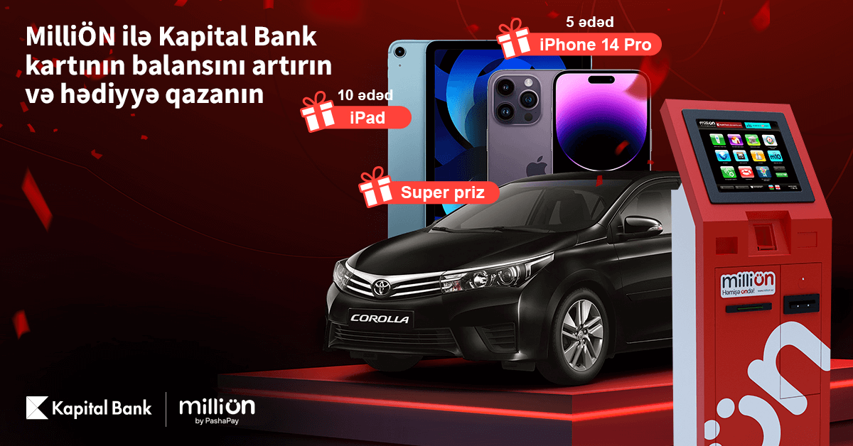 “Kapital Bank”ın “PashaPay” ilə birgə keçirdiyi lotereya davam edir