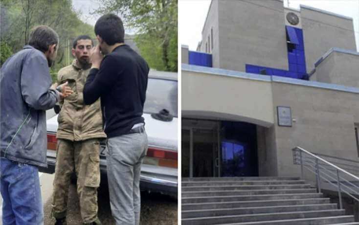 Əsir saxlanılan Hüseyn məhkəməyə belə gətirildi - FOTO