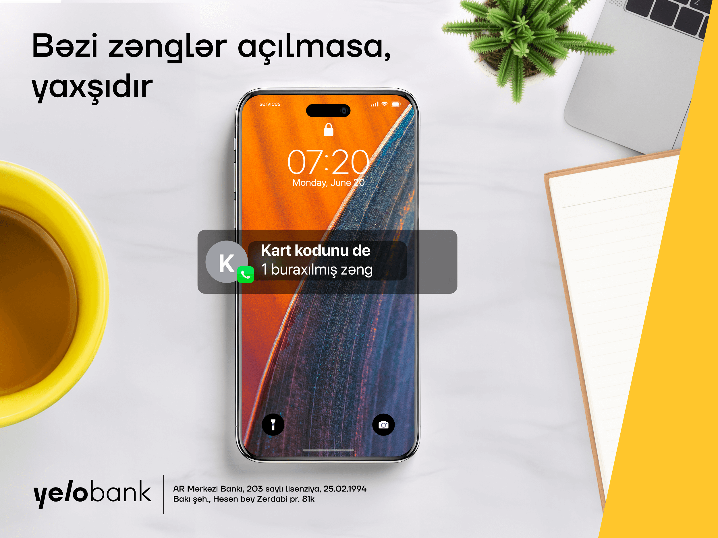 Kart məlumatlarının təhlükəsizliyini “Yelo App” ilə qoru