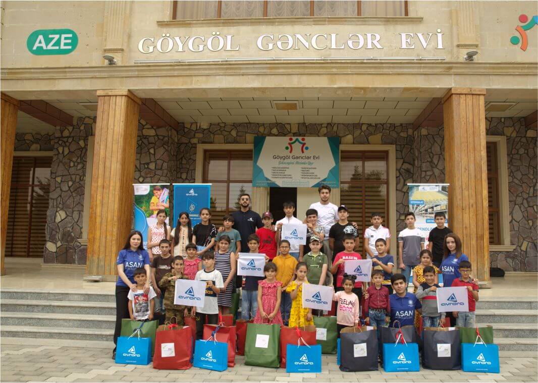 “Avrora” ilə Göygöl və Şabranda məktəbə qayıdış sevinci