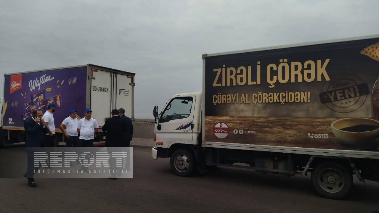 Qarabağda yaşayan erməni əhaliyə ərzaq yükü göndərildi - FOTO