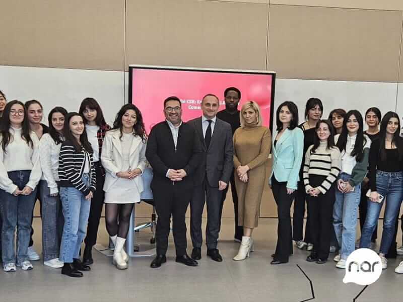 “Nar” sosial məsuliyyətli biznes modelini ADA Universitetində təqdim etdi