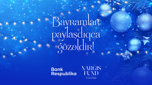 “Nargis” Fondu və “Bank Respublika” ənənəvi xeyriyyə aksiyası həyata keçirib