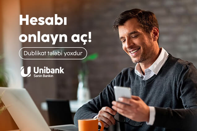 “Unibank”da onlayn biznes hesabı açmağın hansı üstünlükləri var?