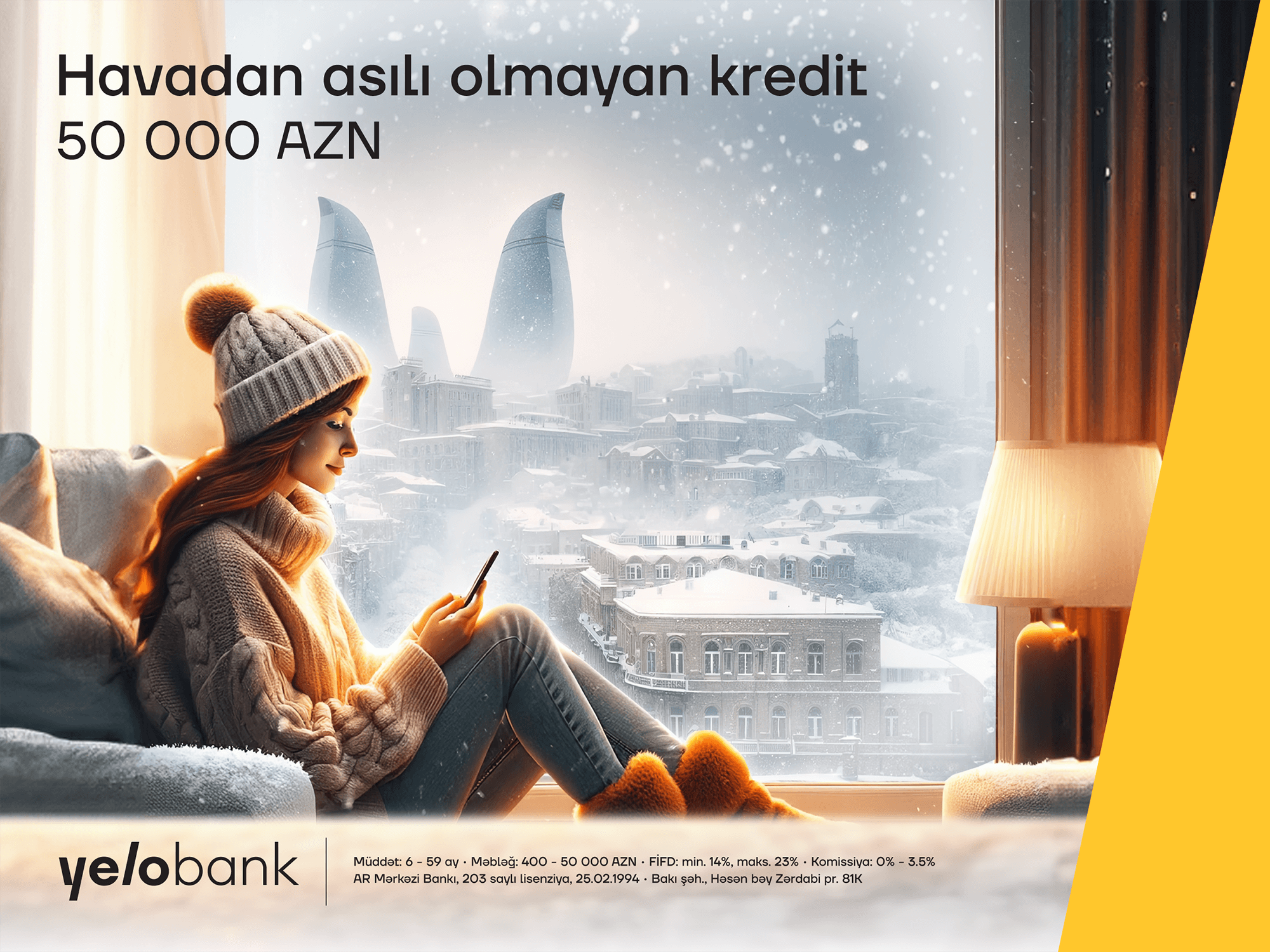 Havadan asılı olmayan tam onlayn kredit!