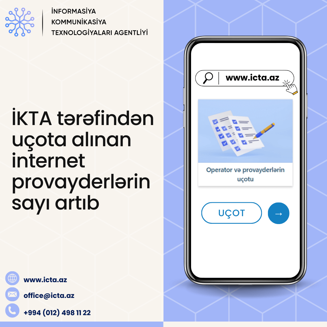 Uçota alınan internet operator və provayderlərinin sayı məlum oldu