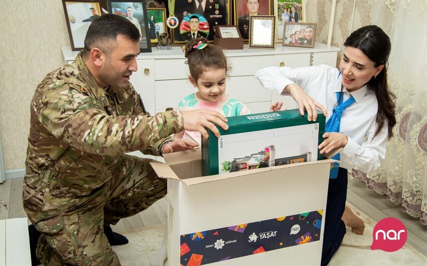 “YAŞAT” Fondu  və “Nar” Uşaqların Beynəlxalq Müdafiəsi günündə şəhid övladlarını təbrik edib