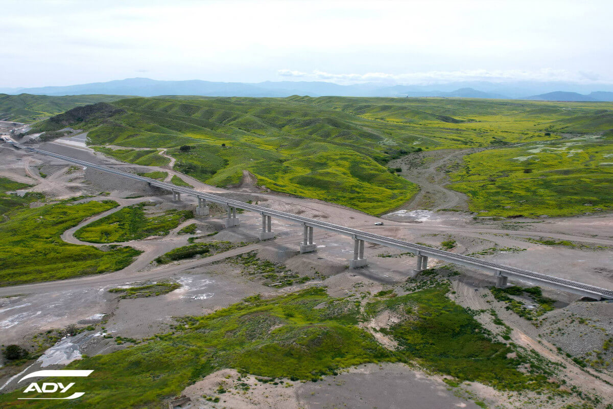 Horadiz-Ağbənd dəmir yolunun tikintisi üzrə işlərin 56%-i tamamlanıb