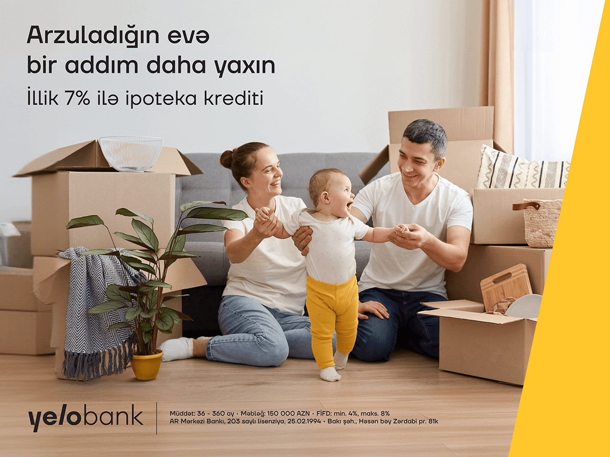 “Yelo Bank”ın sərfəli ipoteka kreditini qaçırma!