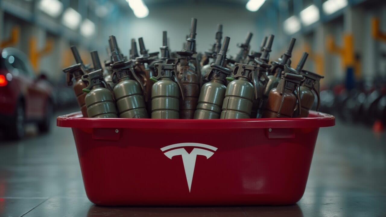 "Tesla" fabrikinin yaxınlığında 1578 ədəd sursat tapıldı!
