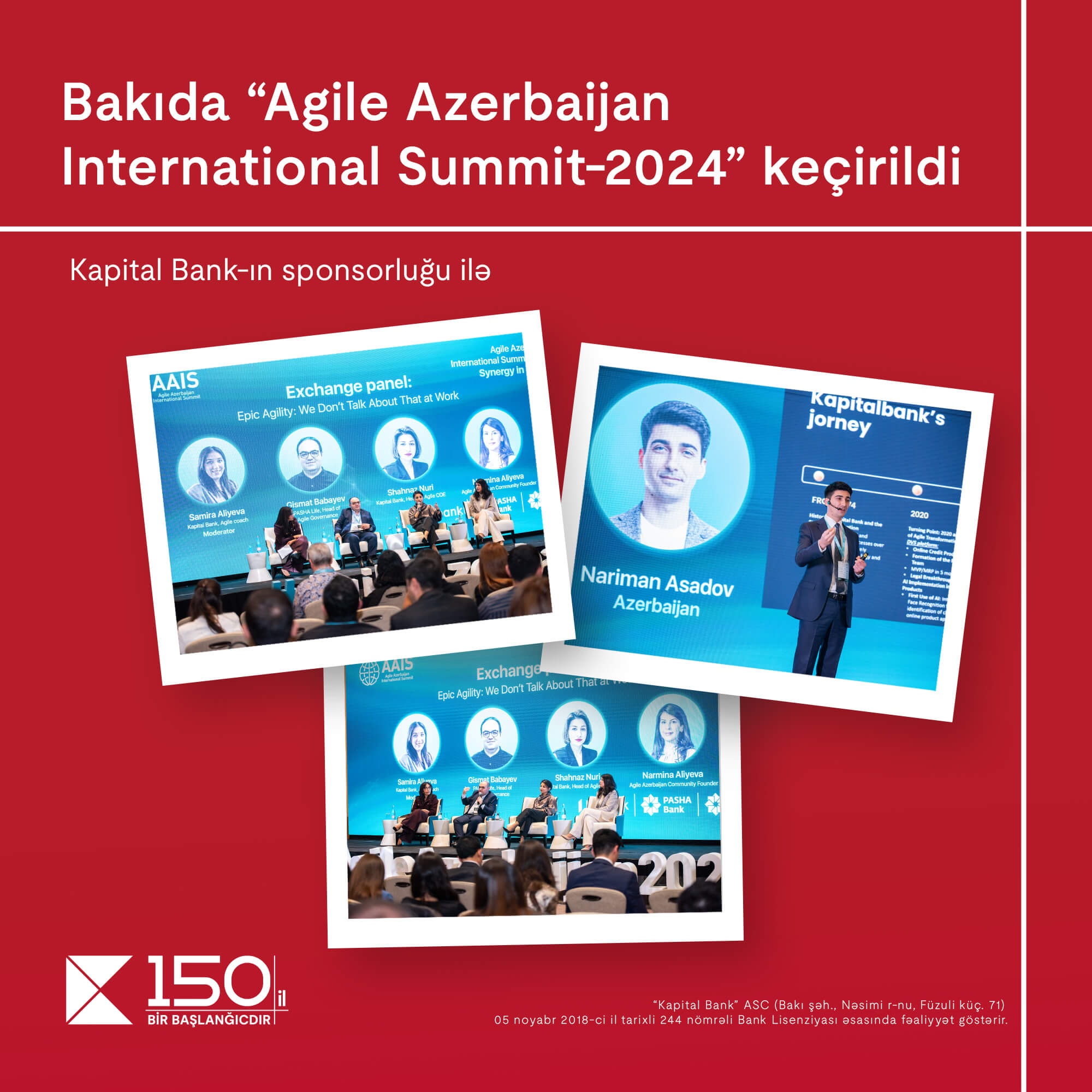 Bakıda  “Agile Azerbaijan International Summit-2024” keçirildi