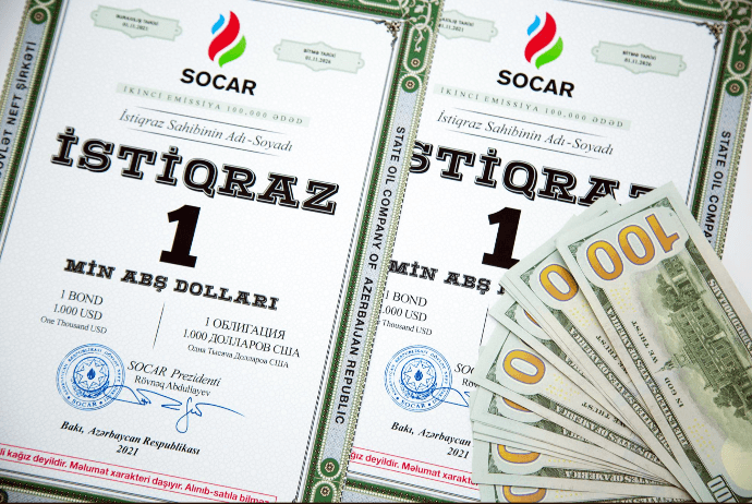 SOCAR istiqrazı sahiblərinin qazancı 13 milyon dolları ötüb