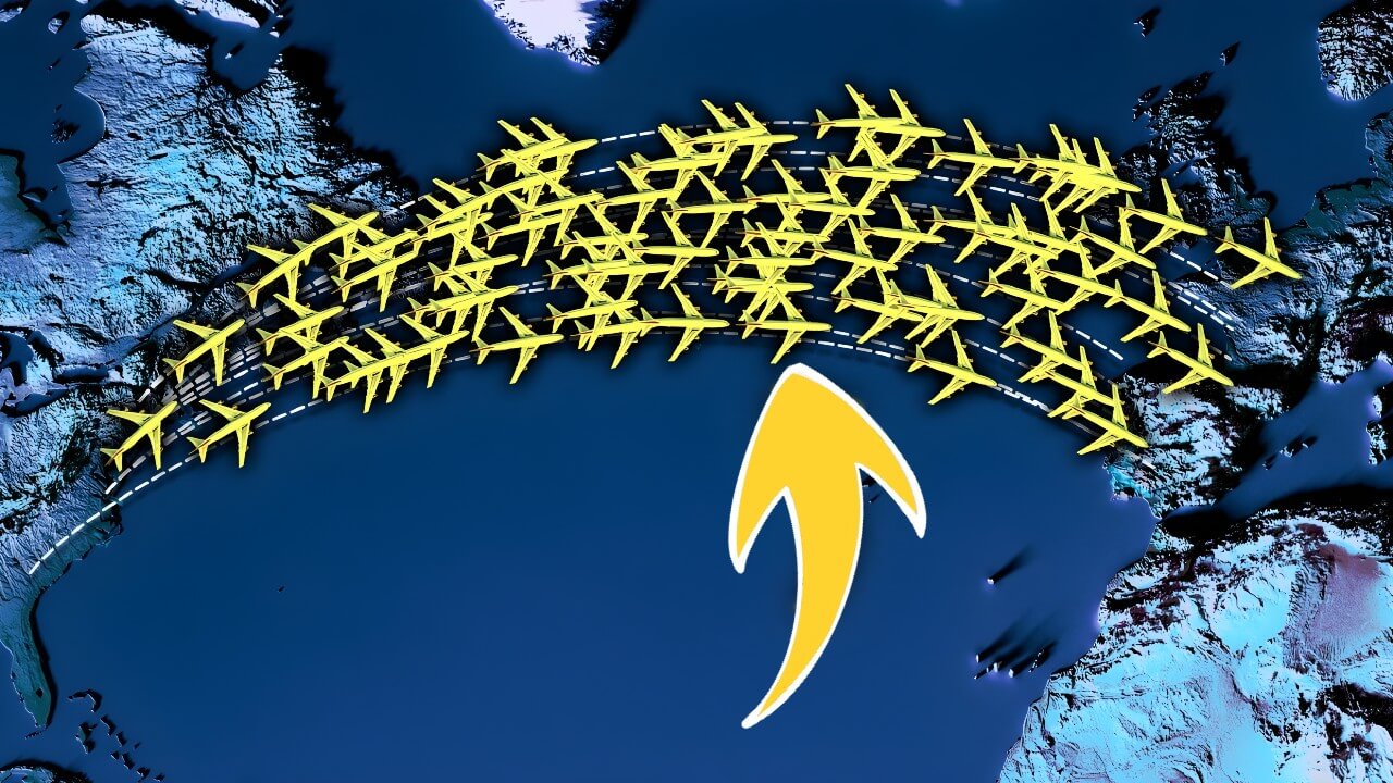 Niyə ABŞ-dan Avropaya gedən təyyarələr həmişə eyni marşrutla uçur?