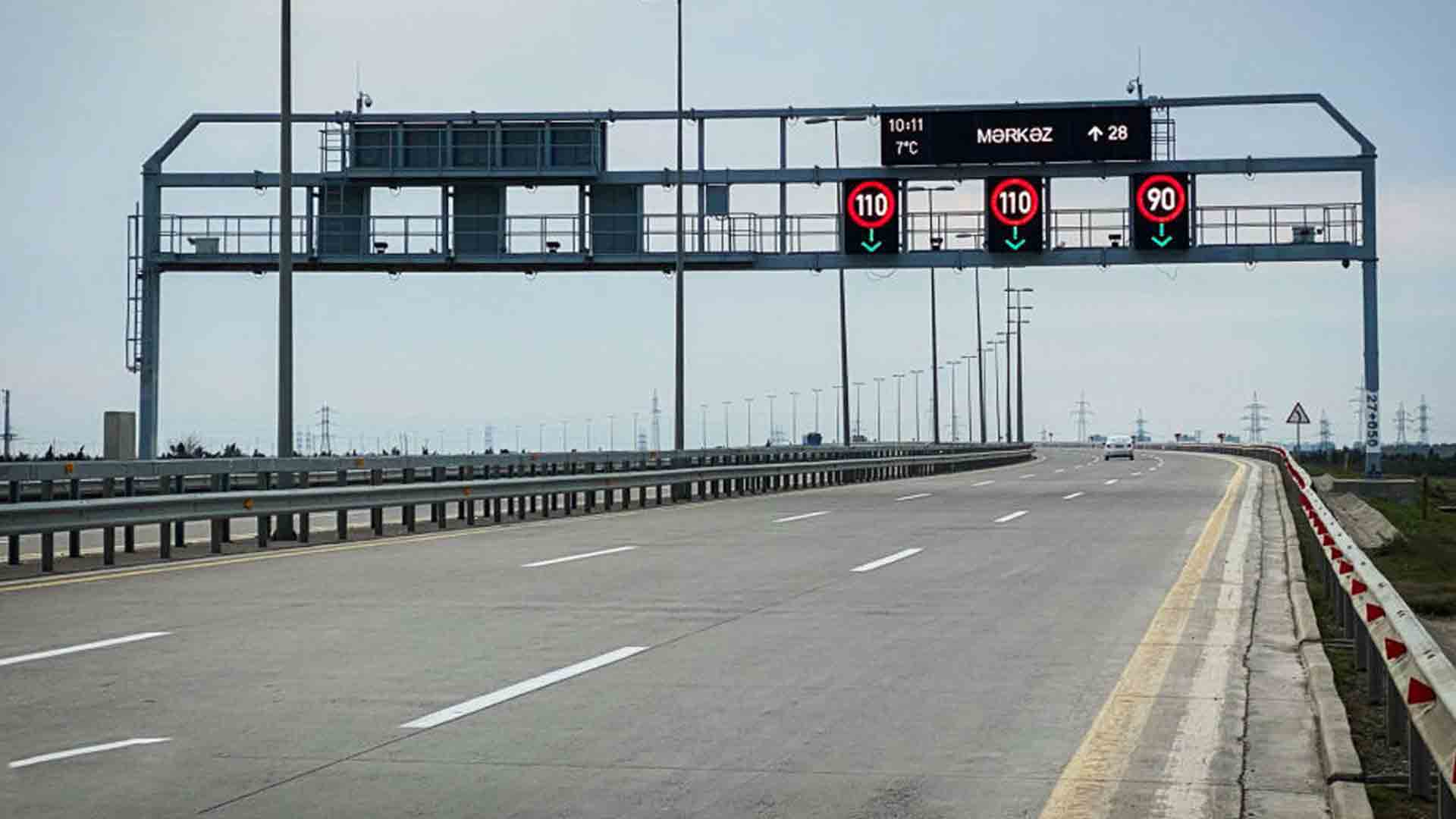 Zığ dairəsi-Hava Limanı yolunda bəzi zolaqlar üzrə sürət həddi 20 km/saat endirilib