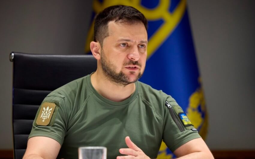 Zelenski İlham Əliyevə təyyarə qəzası ilə bağlı başsağlığı verib