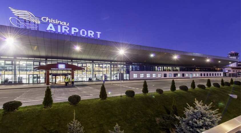 Kişineu aeroportunda sərnişinlər təxliyə edilib