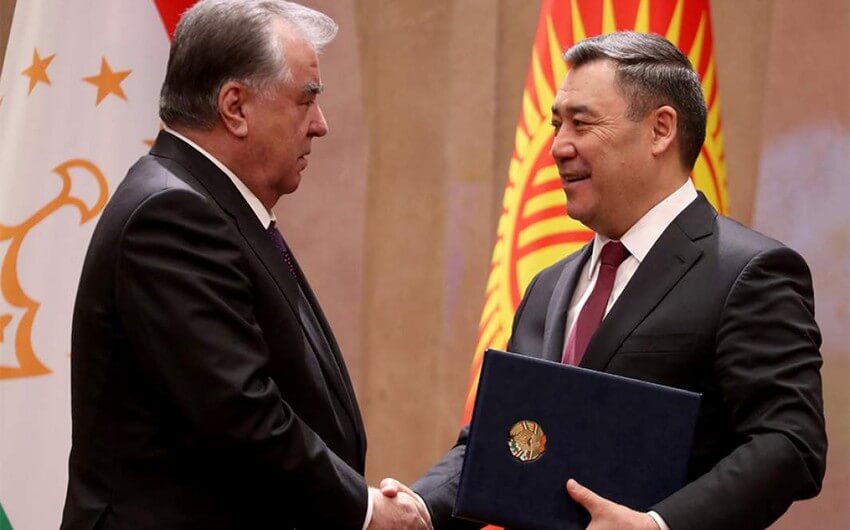 Düşənbə və Bişkek sərhəd müqaviləsinin ratifikasiya sənədlərini mübadilə ediblər
