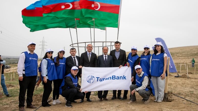 “TuranBank” ağacəkmə aksiyasında iştirak edib