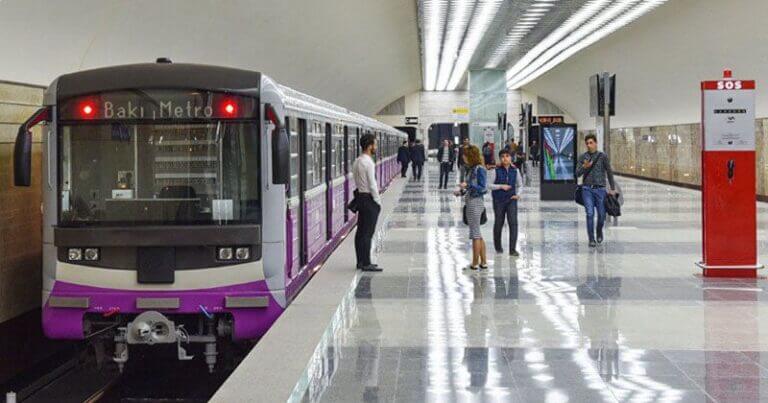 Bakı metrosundan istifadə edənlərin sayı 1% azalıb