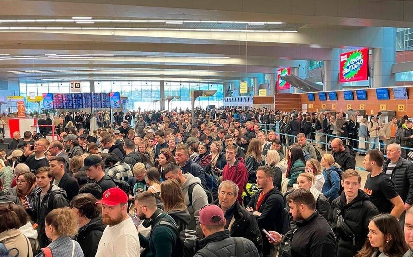 Rusiyada PUA-ların hücumuna görə aeroportlarda reyslər gecikib
