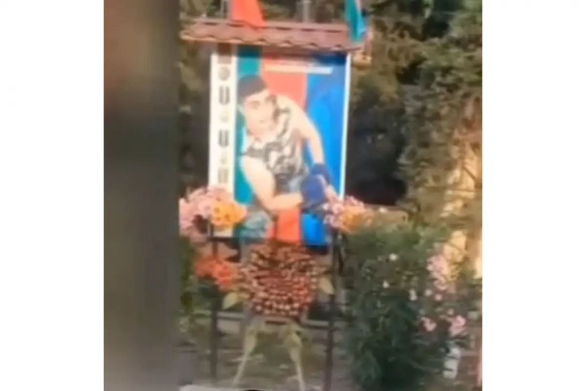 Füzulidə şəhid plakatına hörmətsizlik olunması barədə görüntü araşdırılır