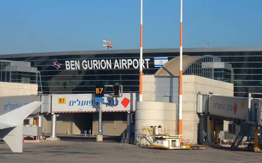 Husilər İsrailin hava limanına yenidən zərbə endiriblər