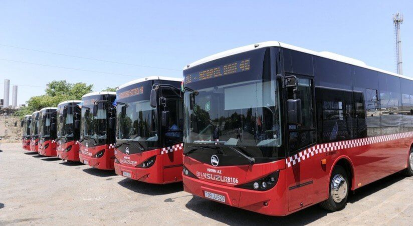 Ölkəyə xaricdən 40 yeni avtobus idxal olunub