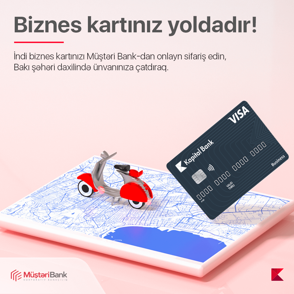 “Kapital Bank” biznes kartları ünvana çatdırır