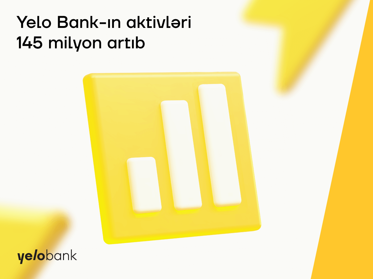 “Yelo Bank”ın aktivləri 145 milyon artıb