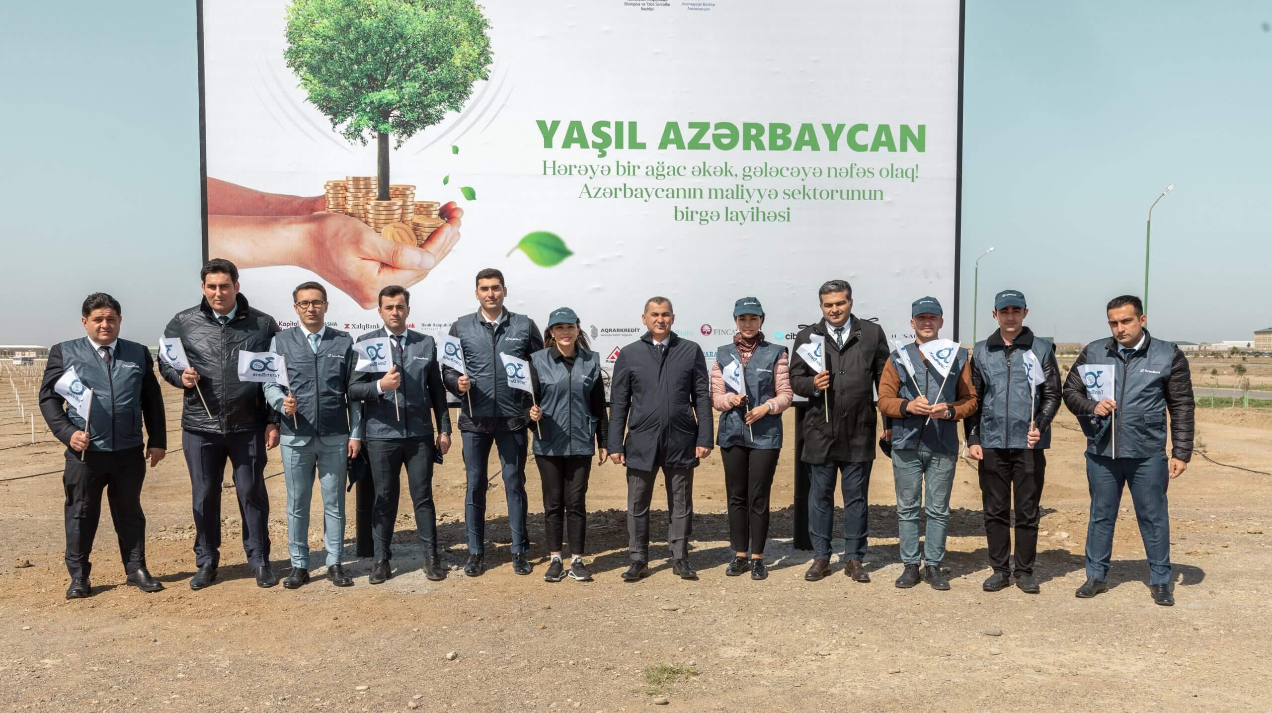 “TuranBank” “Yaşıl Marafon 2022” çərçivəsində ağacəkmə aksiyasına qoşuldu