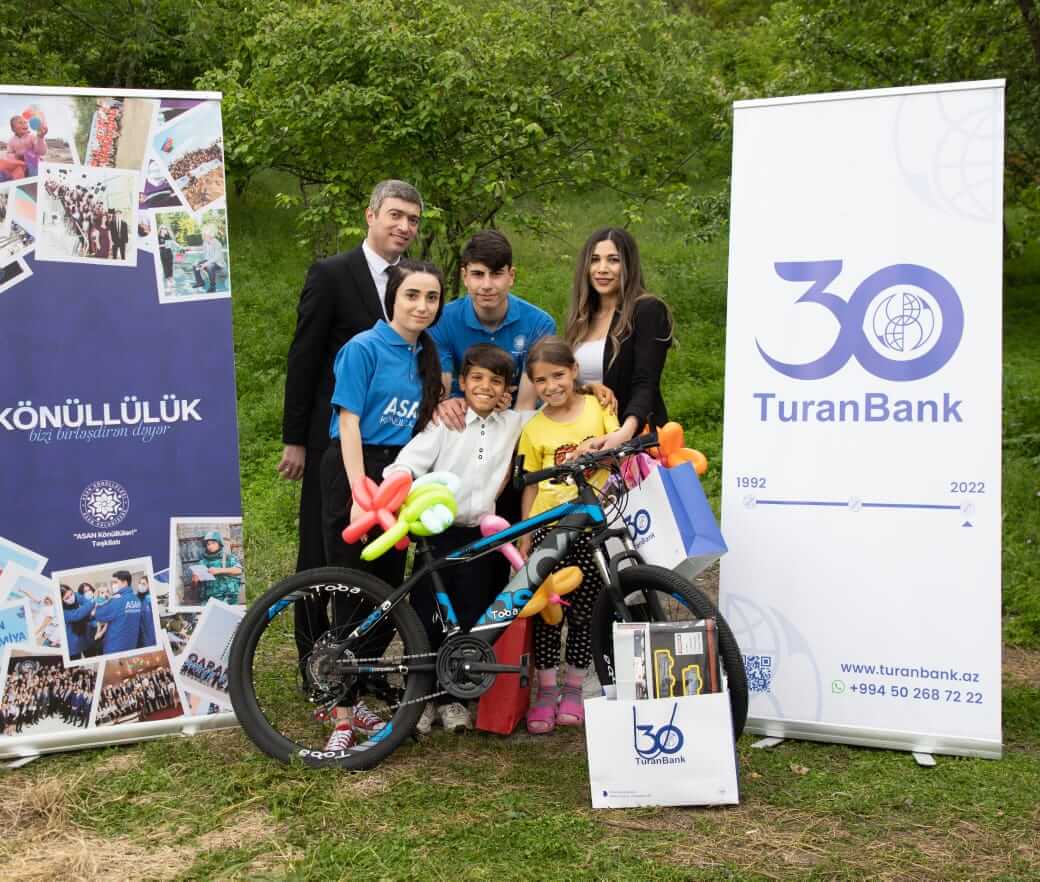 “TuranBank” “ASAN Məktub”la birgə uşaqların arzularını gerçəkləşdirib