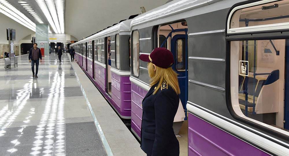 Bakı metrosunda 7 vaqonluq qatarlar xəttə buraxılıb – FOTO