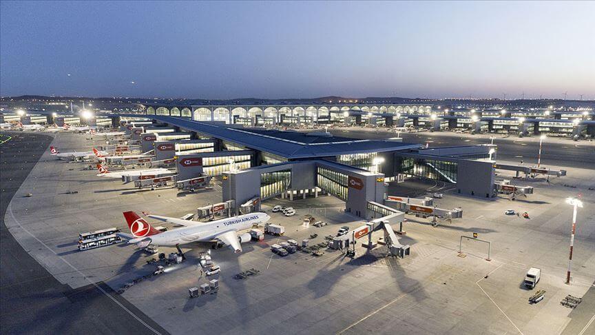 İstanbul aeroportu sərnişin sayına görə Avropada 4-cü olub