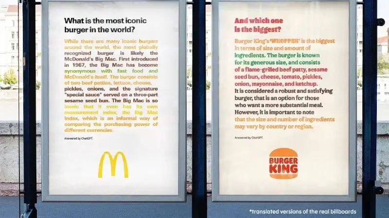 Süni intellekt “Burger King”i yoxsa “McDonald’s”ı seçdi?