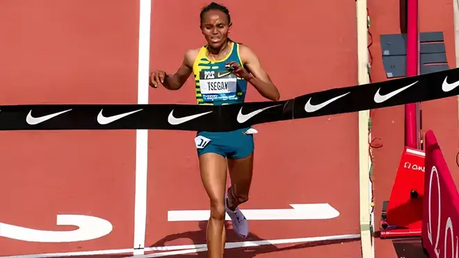 Efiopiyalı idmançı 5000 metr məsafəyə qaçışda dünya rekordunu yeniləyib