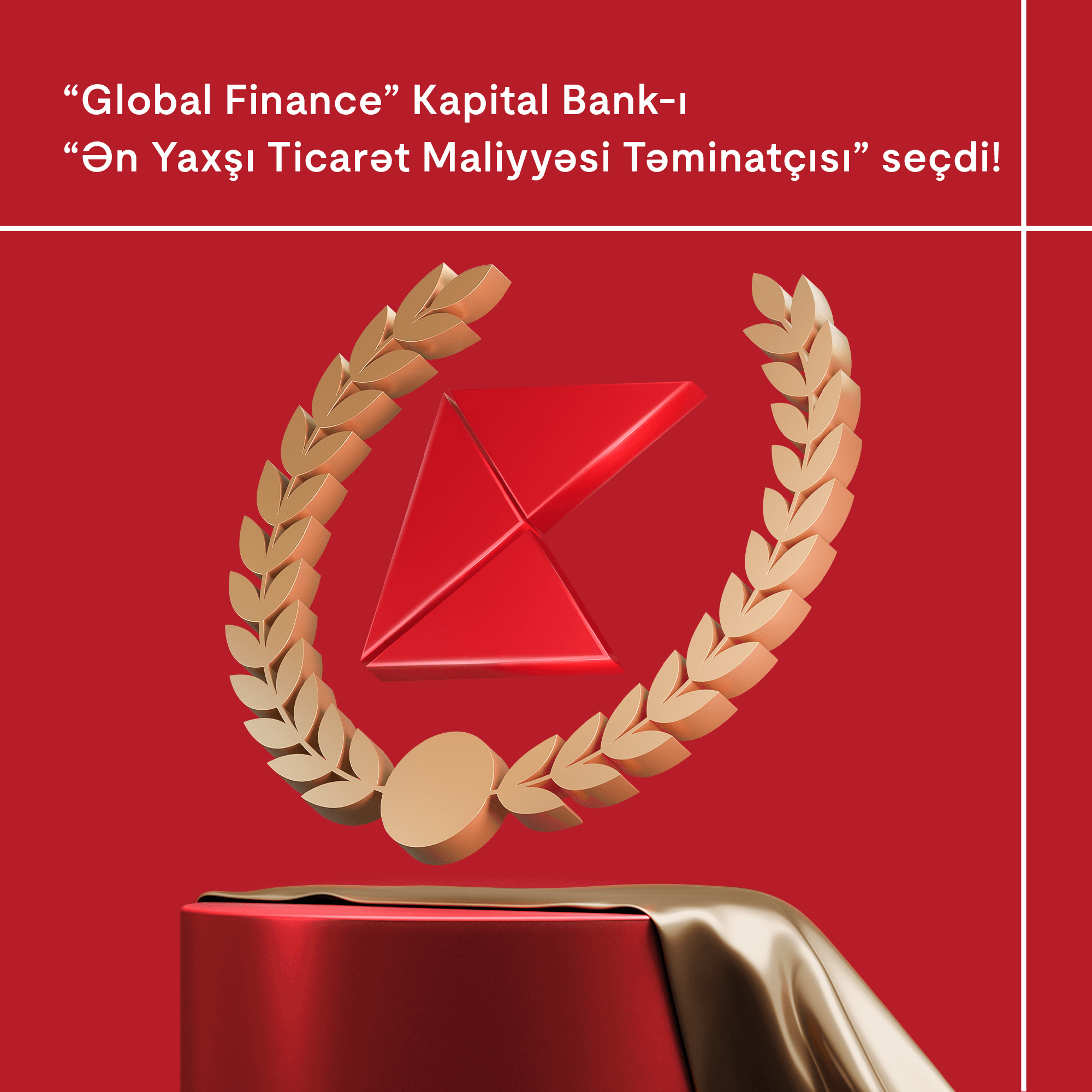 “Global Finance” Kapital Bank-ı mükafatlandırdı