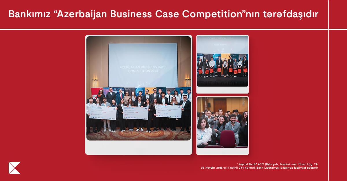 “Kapital Bank”ın tərəfdaşlığı ilə keçirilən Azərbaycan Biznes Keys yarışmasının qalibləri bəlli oldu