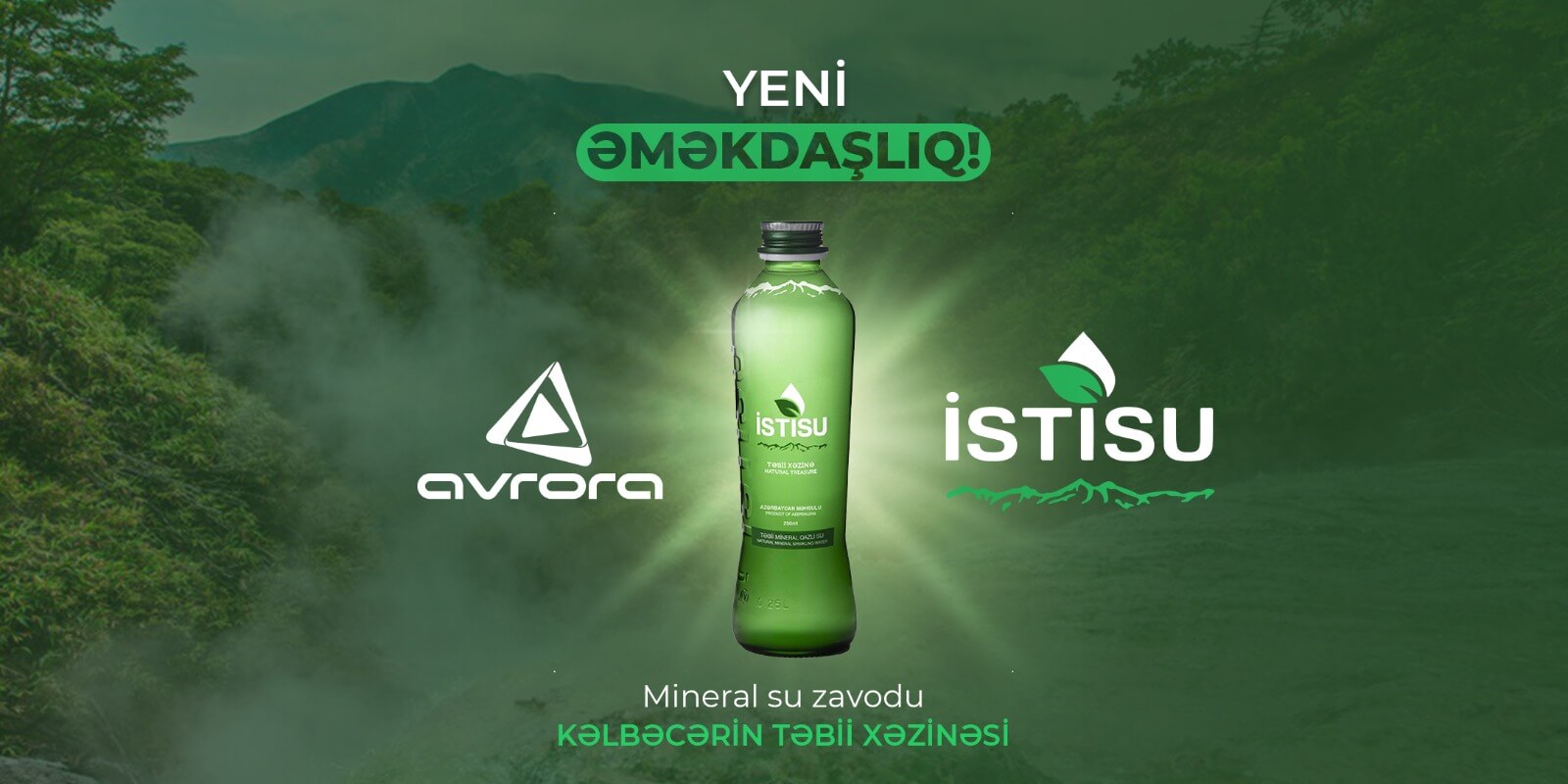 “Avrora” şirkəti “İstisu” təbii mineral sularının rəsmi distribütoru oldu