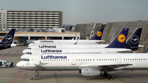 “Lufthansa Qrupu”nun mənfəəti 1,34 milyard avroya düşüb