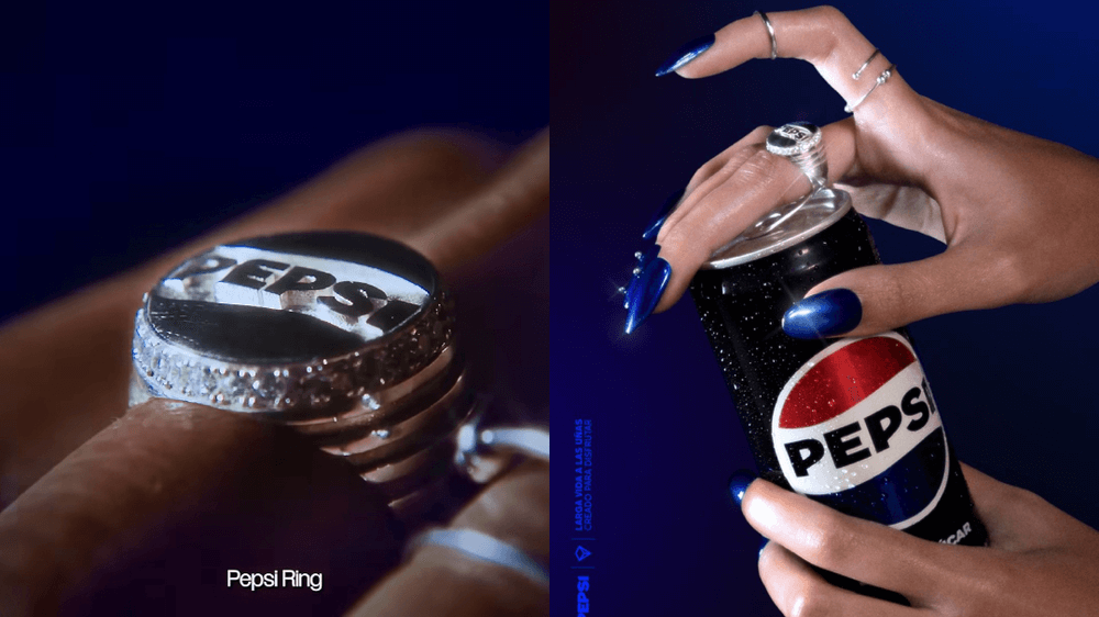 “Pepsi” moda dünyasına manikürə zərər verməyən üzüklə addım atıb